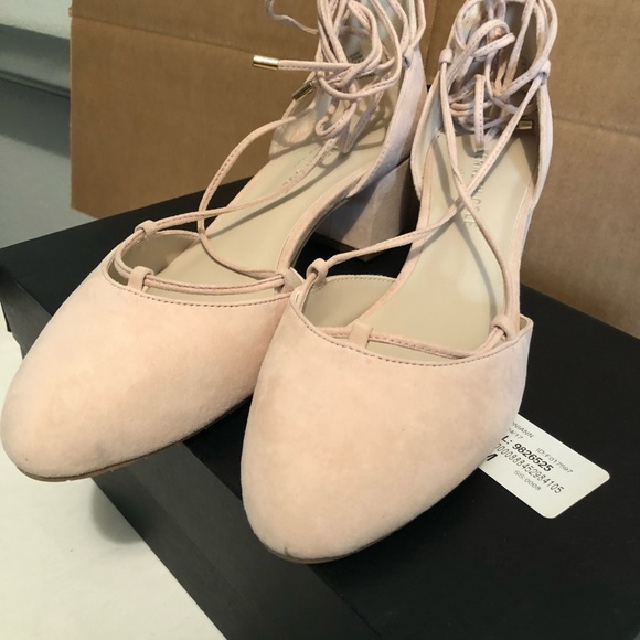 New Kenneth Cole NY Toniann Suede Block Heels 7.5M - Picture 7 of 8